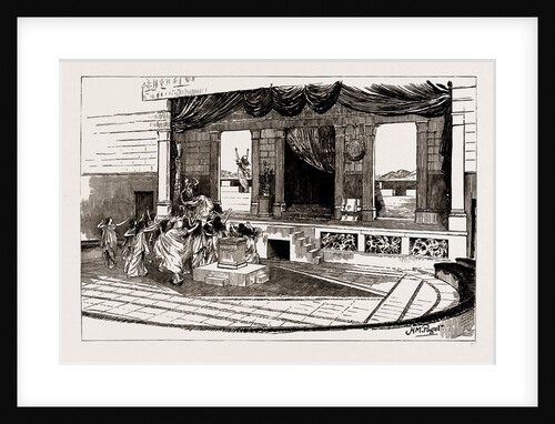Helena In Troas, At Hengler's Circus: The Death Of Oenone, 1886 by Anonymous