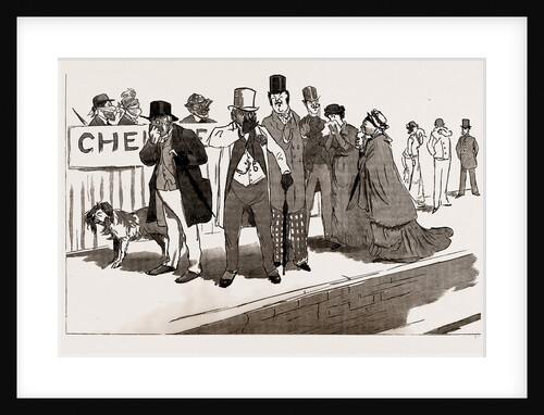 An English Agricultural Station, 1886 by Randolph Caldecott