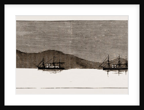 The Strained Relations Between Turkey And Greece, The Combined Fleets Of The Great Powers In Suda Bay, Crete, 1886 by Anonymous
