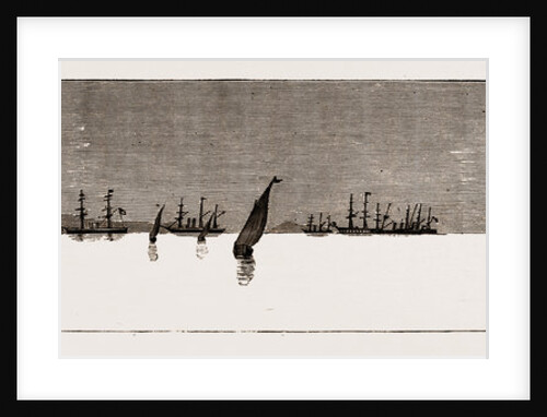 The Strained Relations Between Turkey And Greece, The Combined Fleets Of The Great Powers In Suda Bay, Crete, 1886 by Anonymous