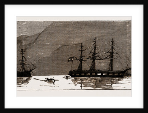 The Strained Relations Between Turkey And Greece, The Combined Fleets Of The Great Powers In Suda Bay, Crete, 1886 by Anonymous
