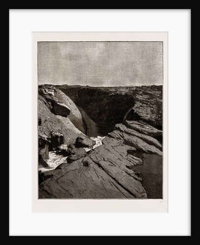 Lulu Falls And Chasm, South Africa, 1886 by Anonymous