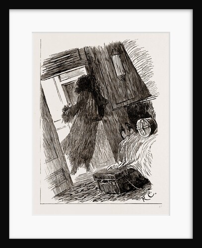 On The Way Out: Effect Produced By A Rough Night On Garments Hanging Up In One's State-room, 1886 by Anonymous