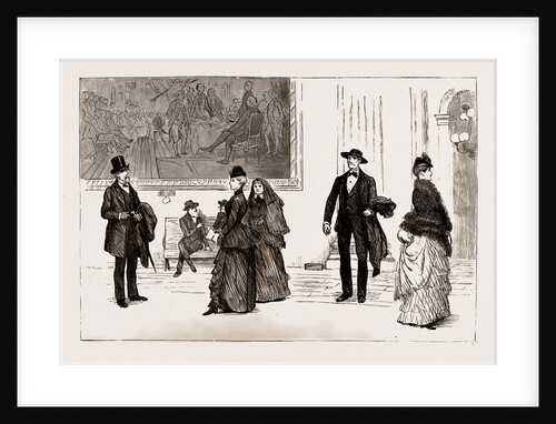 At Washington: Country People In The Rotunda Of The Capitol, 1886 by Anonymous