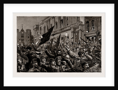 The Rioting In The West End Of London, February 8th, UK, 1886 by Anonymous