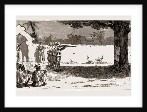 With The Royal Welsh Fusiliers In Upper Burma: The Execution Of A Dacoit At Shway-bo, 1886 by Anonymous