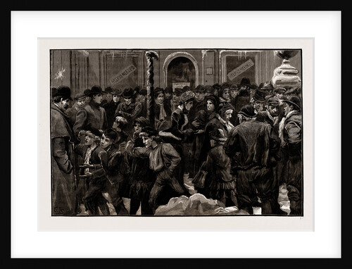 Distress In London, UK, 1886 by Anonymous