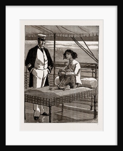 The Only Lady Patient On Board The Hospital Ship Rangoon, On The Irrawaddy, 1886 by Anonymous
