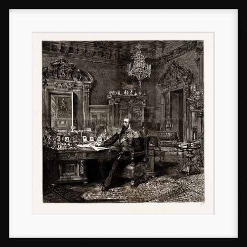 Prince Alexander Of Bulgaria At Home: The Prince's Study, 1886 by Anonymous