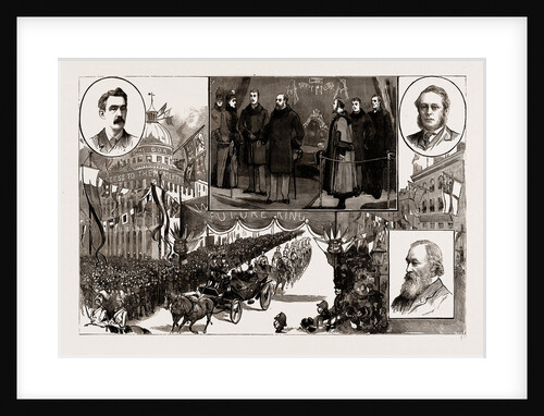 The Prince Of Wales At Liverpool And Birkenhead, UK, 1886 by Anonymous