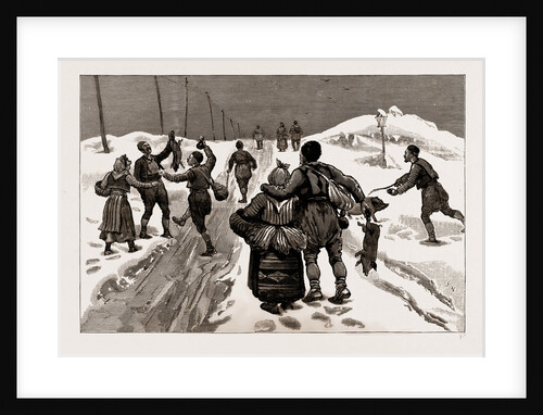 Demobilisation: Men Of The First Class Returning To Their Homes, Serbia, 1886 by Anonymous