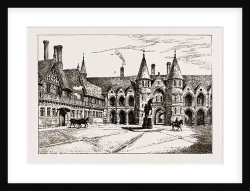 Stable Courtyard, UK, 1886 by Anonymous