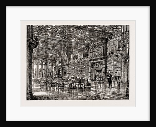 Eaton Hall: The Library, UK, 1886 by Anonymous