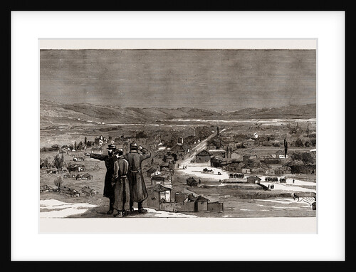 The War Between Serbia And Bulgaria: The Re-occupation Of Pirot: View Of The Town After The Enemy Had Left It, 1886 by Anonymous