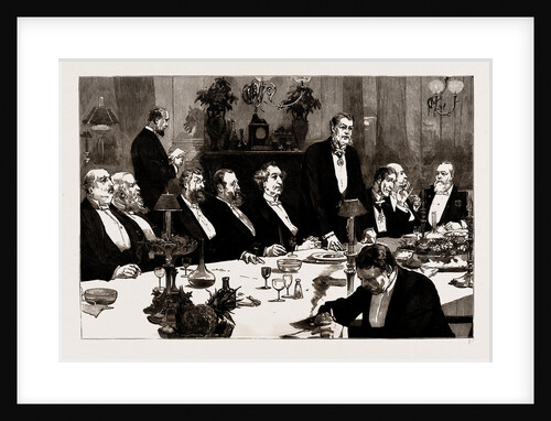 Banquet To The Right Hon. Sir John Macdonald, Prime Minister Of Canada, At The St. George's Club, 1886 by Anonymous