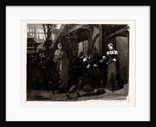 Faust, At The Lyceum Theatre, Mephistopheles (Mr. Irving): Pretty To See Young Lovers Play With Crime. Act Ii., Scene 6, London, UK, 1886 by Anonymous