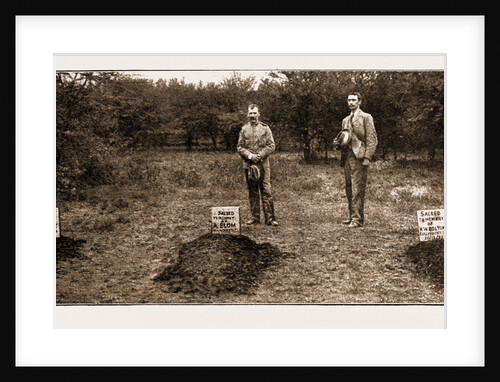 The Latest Rising In South Africa: The Graves Of The Murdered Traders At Pokwani, 1897 by Anonymous