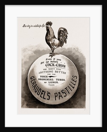 Géraudel's Pastilles, 1897 by Anonymous