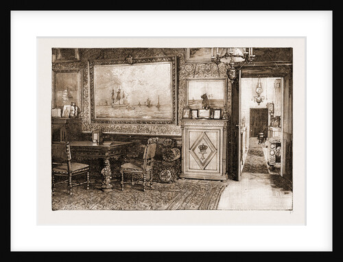 The King Of Greece's Study In The Palace At Athens, Greece, 1897 by Anonymous