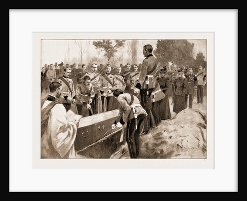 The Funeral Of A Benin Hero: Lowering The Body Of Captain Byrne Into The Grave, 1897 by Anonymous