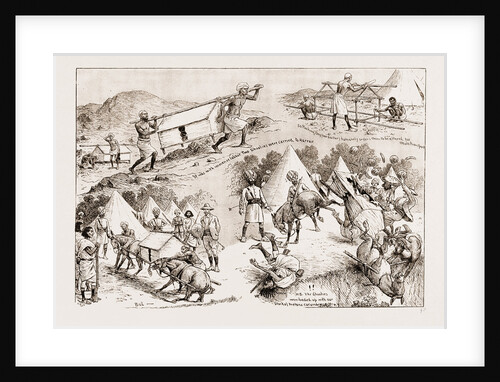 With The British Mission To Abyssinia: The Difficulties Of Mule Transport, 1897 by Anonymous