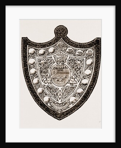 These Indicate That The Honourable Artillery Have Won The Shield Twice And The Queen's Westminsters Once by Anonymous