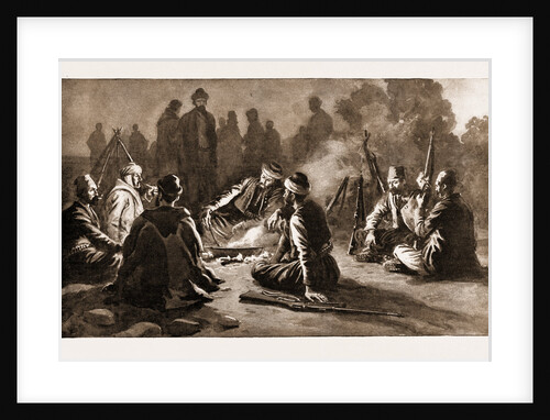 The First Turkish Regiment To Enter Domoko: Bivouacking At The Head Of The Phourka Pass, 1897 by Anonymous