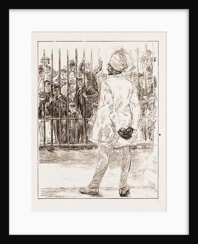 The Cynosure Of All Eyes: A Scene At Chelsea Barracks, UK, 1897 by Anonymous