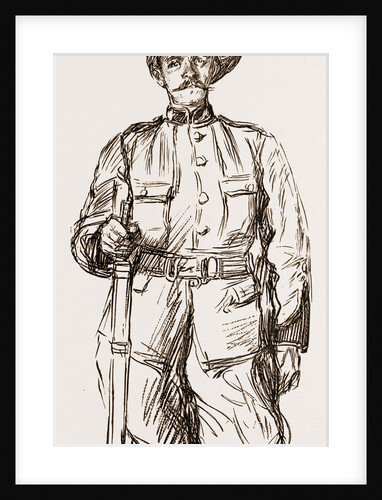 A Sergeant And A Private, New Zealand Mounted by Anonymous