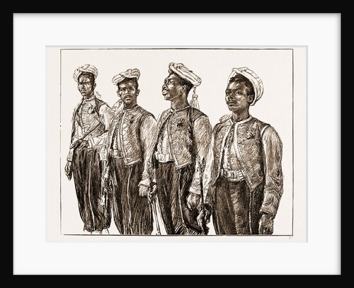 Colonial Troops Who Took Place In The Jubilee Procession, UK, 1897 by Anonymous