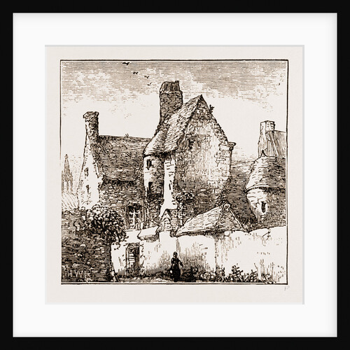 House In Which Prince Charles Edward Took Refuge At Roscoff, Brittany by Anonymous