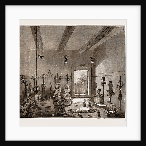 Prince Hahansu's Fetish House At Coomassie, The Ashantee War 1873. Anglo-ashanti Wars Between The Ashanti Empire by Anonymous