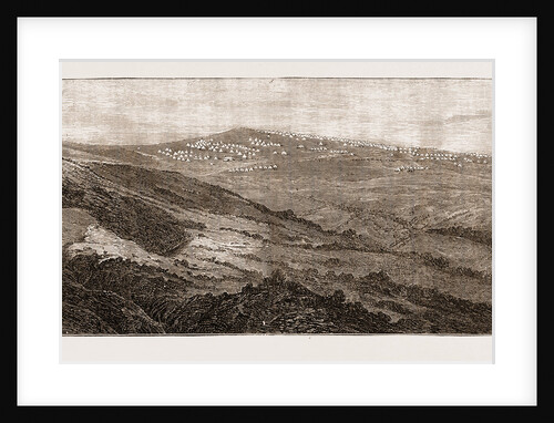 General View Of Encampment Of Second Division, Autumn Manoeuvers UK 1873 by Anonymous