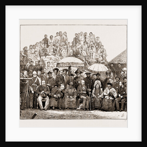 Grand Durbar At Darjeeling, India. Visit Of The Lieut. Governor Of Bengal To The Rajah Of Sikkim At Le Bong. I. W. L. Heeley by Anonymous