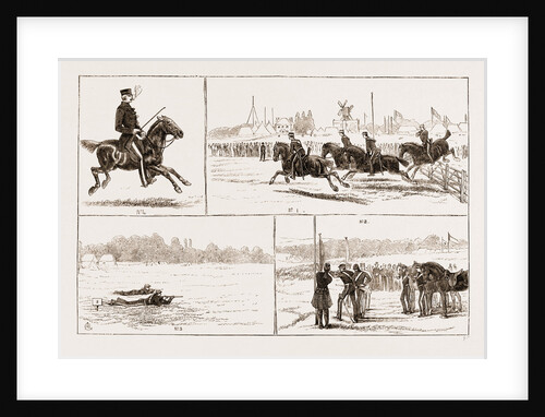 The Volunteer Camp At Wimbledon UK 1873 by Anonymous