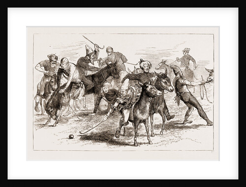 Polo Burlesqued, The Volunteer Camp At Wimbledon UK 1873 by Anonymous