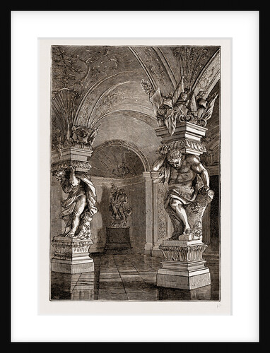Belvedere Gallery, Vienna Engraving 1873 by Anonymous