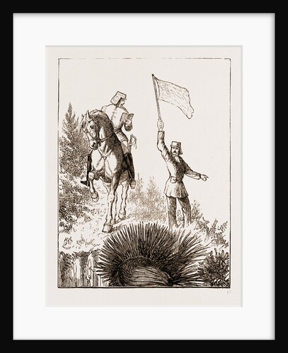 Signalling Question And Answer, Military Manoeuvres In Bermuda 1873 by Anonymous