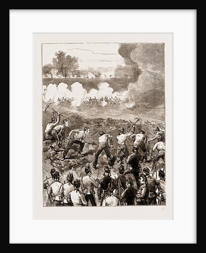 Exploding Mine In The New Ravelin Royal Engineers Entrenching In The Crater Of The Minz by Anonymous
