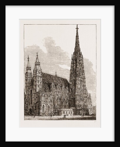 St. Stephen's Cathedral, Vienna Austria 1873 by Anonymous