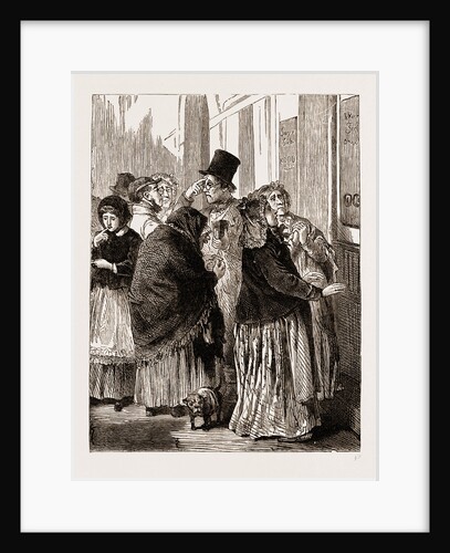 Before The Lottery Office, Vienna Austria 1873 by Anonymous