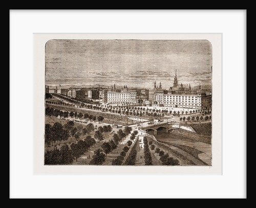 Ring Strasse Boulevard, Vienna Austria 1873 by Anonymous
