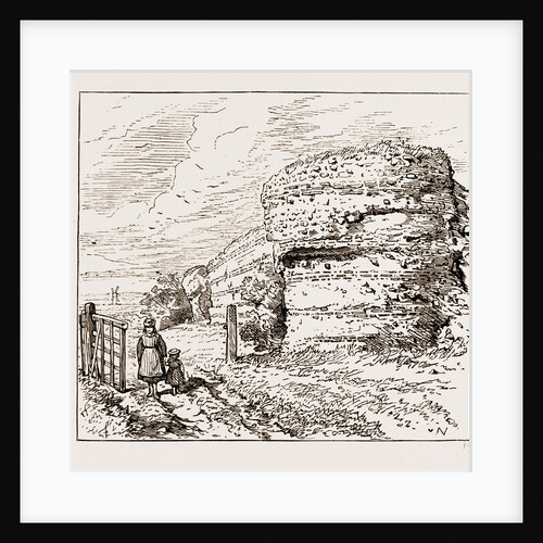 Burgh Castle, Social Science Congress At Norwich UK 1873 by Anonymous