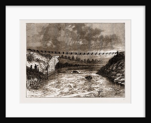 Remarkable Destruction Of A Railway Bridge by Anonymous