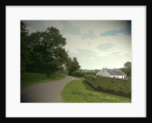 Rural Lane near Corner Farm by Sarah Smith