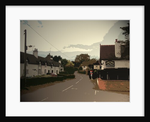 Village Scene in Ednaston by Sarah Smith