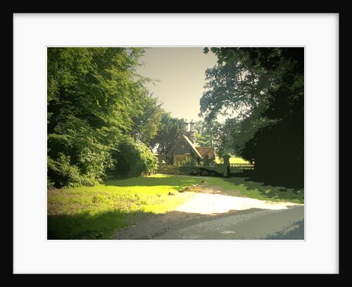 Ashbourne Lodge at the Entrance to Gatehouse at the northern entrance to the estate by Sarah Smith