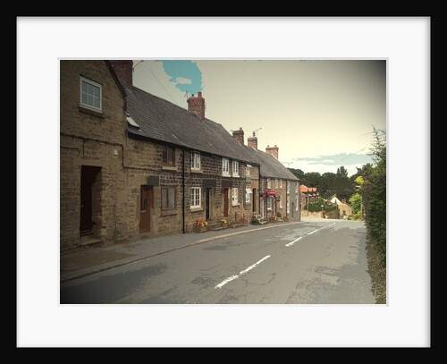 Row of Cottages in Ravenfield by Sarah Smith
