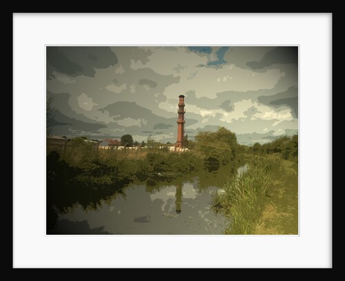 Factory Chimney by the Erewash Canal by Sarah Smith