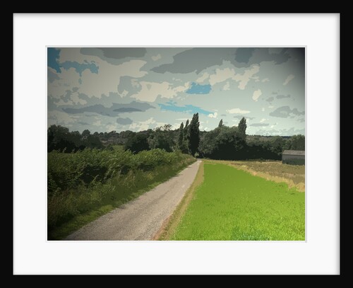 Tarmac Path Heading into Ockbrook by Sarah Smith